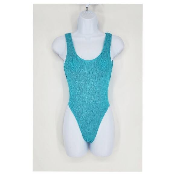 Nwtg Bond-Eye One Piece Cyan Recycled Swimsuit One Size - Picture 2 of 7